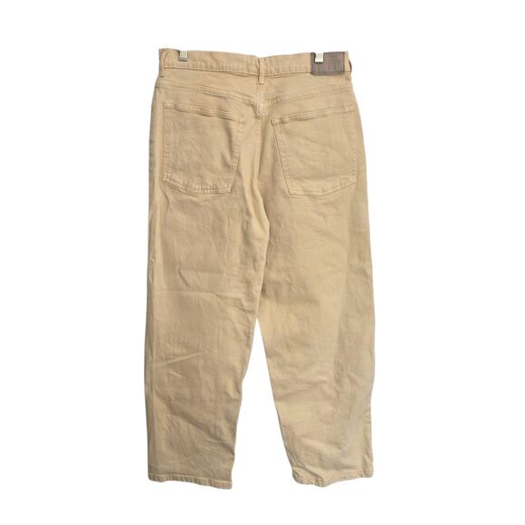 Everlane The Way High Jean Organic Cotton Soy Bean Yellow Straight Leg Women 30 - Picture 3 of 12